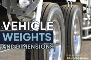 Vehicle Weights and Dimensions